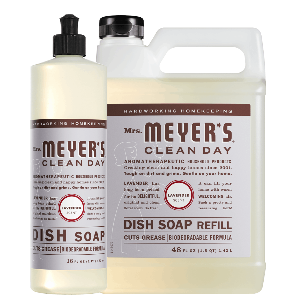 Lavender Dish Soap & Refill Set
